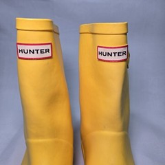 HUNTER Big Kids Original Tall Rain Boots Wellies Unisex Size 1 Girls / 13 Boys