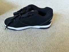 Heelys Propel 2.0 Wheeled Sneakers with Wheels Black/White Lace-Up Mens US 7