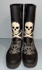 Chooka Rain Boots Kids Dueling Skulls Rain Boots Us Size 6 Kids Unisex