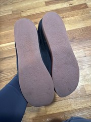 Clarks – Kids Wallabee O Boot Navy Blue Size 4 1/2 W Used Excellent Condition