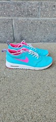 Kid’s Size 6Y Nike Air Max Thea Blue Pink White Mesh Lace Up Sneakers