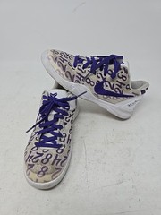 Nike Kobe 8 Protro ‚White Court Purple‘ Kids Size 2Y Sneakers Shoes FN0267-101