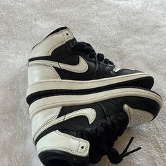Nike Air Jordan 1 High Top Sneaker Black/White US 11C EU 28 Leather FD1412-012