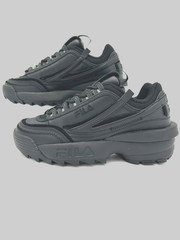 Fila Distruptor II Exp, Kid (SIZE 6.5), Black/Black