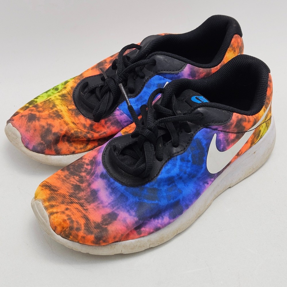 Nike Tanjun Tie Dye Multi-Color Running Shoe Kid 7Y CI9920-100 Mens 7 Womens 8.5