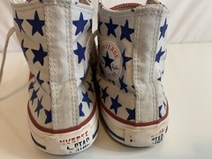 Converse All Star Chuck Taylor High Tops American Flag Junior Size 4 Kids