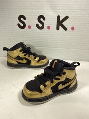 Jordan 1 Mid Gold Toddler size 5c