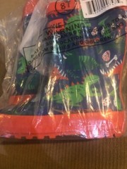 Lone Cone Children’s Rubber Rain Boots w/Handles, Dinosaur, Size 8T