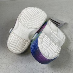 Crocs Classic Tie Dye Graphic Clogs Rainbow Colors Kids Size C 7 NEW