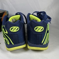 Heelys Boys HE10052H Wheeled Navy Blue Bright Yellow Skate Shoes Size 5 Youth