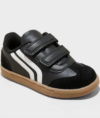 Cat & Jack Dakota Retro Court Sneakers Toddler Boys Black Size 11 NIB