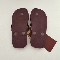Quiksilver brand flip-flops featuring Queensland Maroons State  Kids Size 11