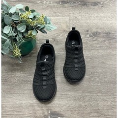 Solid Black Boutique Gender Neutral Sneakers Youth Size 1