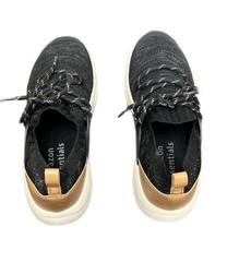 Amazon Essentials Black/Tan/Cream Unisex Kids Youth Knit Shoes Size 6