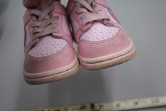 Nike Dunk Low Triple Pink TD Size 6C DH9761-600 Sneakers Leather Logo HTF Shoes