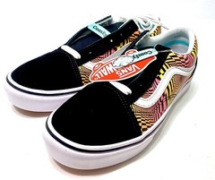 Vans Black Old Skool Sneakers Comfycush Gradient Checking Big Kids Size 6.5