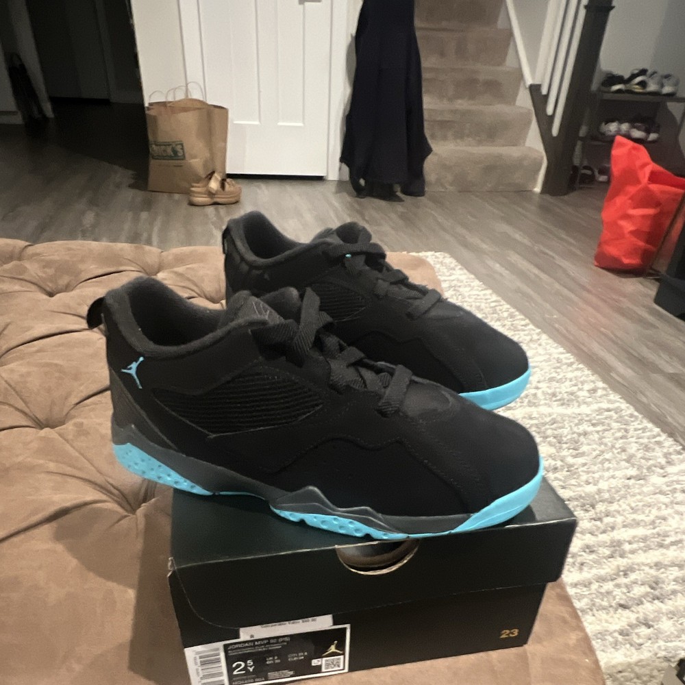 Jordan MVP 92 (PS) Kids Sneakers Black/Blue Synthetic US 2.5Y EU 34 HQ4426-004