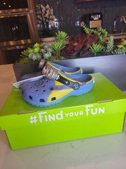 ✅Original Minions Crocs for Kids & Adults | Fun & Comfortable Unisex Sandals 🎁
