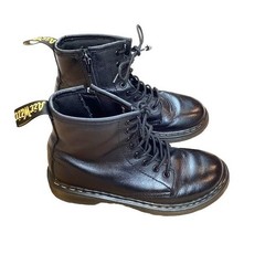 Dr. Martens Pascal 1460J Lace Up Leather Boots Youth 2 Brown