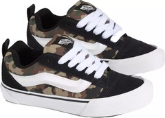 Vans Knu Skool Camo Print Grade School Unisex Skate Shoes