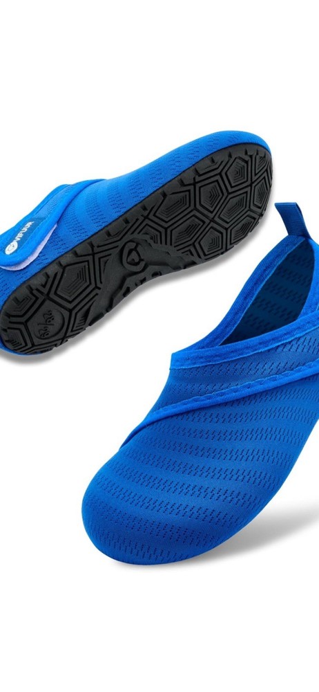 Toddler Beach /Pool Water Shoe Unisex New Blue Hook & Loop