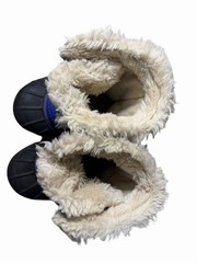 Sorel toddler Snow Commander Kids Snow Boot black and blue US 6