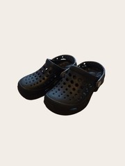 Joybees Kids Active Clog Black/Charcoal Size 10 11 Waterproof Beach