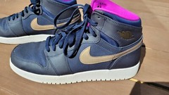 Nike Air Jordan 1 Retro 2015 MAYA MOORE Shoe Navy Blue – Very Lightly Used 9.5Y