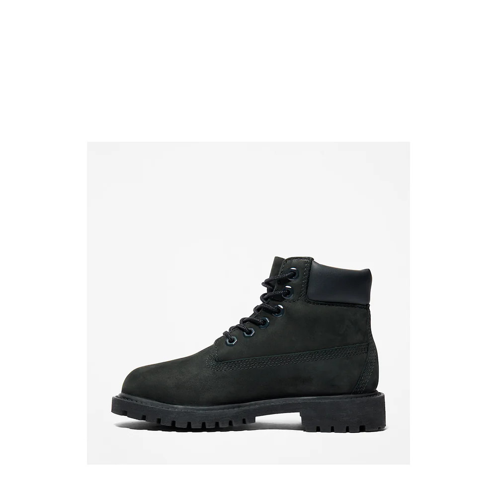 Timberland 6 Inch Boot (PS) Black Boots TB012707-001 New