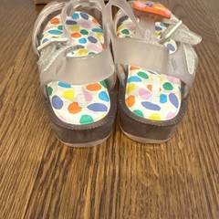 Mini Melissa MINIPOSFAB Clear Beige Fisherman Sandal US 10 Bear Owl Buckle