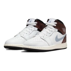 Jordan 1 Mid SE White Brown Blue Grey GS – FQ8162-142 MT