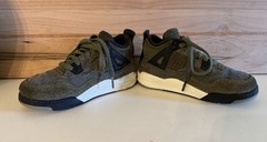 Air Jordan 4 Craft Medium Olive Kids 11.5c Children EUC FB9929-200 Sneakers
