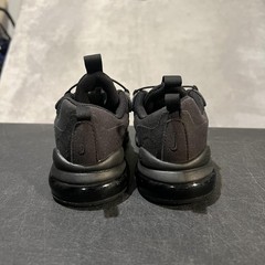 Nike Air Max 270 React Shoes Kids Size 12C Triple Black Sneakers BQ0102-004