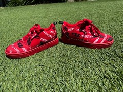 Heelys Pro 20 Prints Red/Black/White Wheel Sneakers Youth US 2