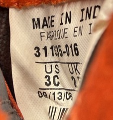 Nike Dunk Low Cement Grey Team Orange TD 311535-016 Baby Toddler Sneaker Size 3C