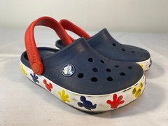 CROCS Disney Mickey Mouse Light Up Clogs Child Youth Blue Slip On – US 9