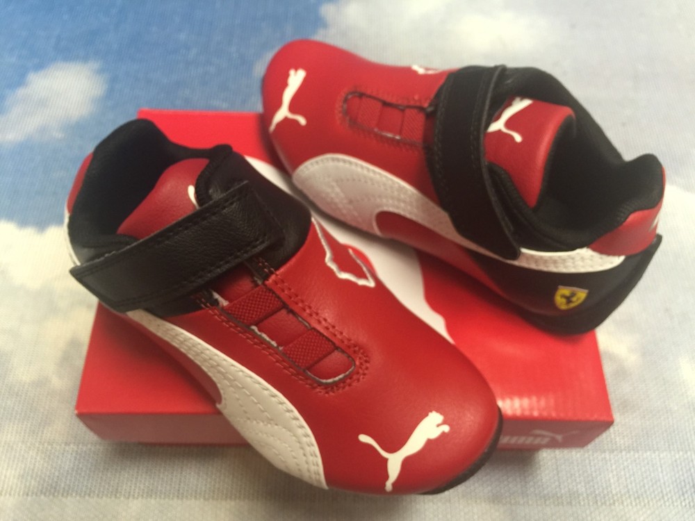 Puma Kids Future Cat SF V Ferrari Motor Sport Toddler Size 6 to Youth Size 3.5