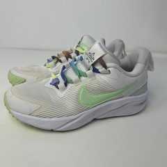Nike Star Runner 4 Next Nature SE Kids Size 12C White Rainbow Laces FN4980-100