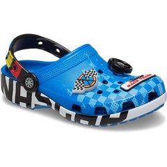 Crocs NASCAR Classic Clog Kids’ Clogs, Bright Cobalt, US Size 4 Big Kid Medium