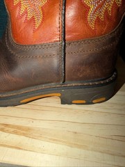 Kids Work Hog Ariat Wide Square Toe Boot Size US 2