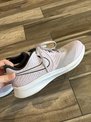 Nike Star Runner 2.0 Sneakers Kids Light Pink Black Mesh 6.5Y