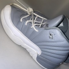 Nike Air Jordan 12 Retro PS Stealth White Cool Grey; Size 2.5Y