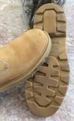 Timberland Big Kids 6 Inch Basic Waterproof Wheat Leather Boots Size 6M #10960