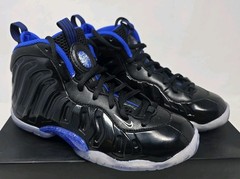Nike Little Posite One GS Space Jam Color Black/Blue Size 5.5 Youth