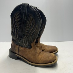 Smoky Mountain Boots Cowboy Boots Brown Kids 12.5 Western Square Toe 3091 C