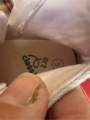 art class Light Pink High-Top Platform Sneakers with White Toe Caps cute daises