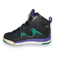 Air Jordan Flight TR 97 Black/Grape Purple/Aqua 428827-008 Youth 7 Women’s 8.5