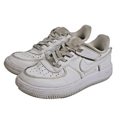 Nike Force 1 Low EasyOn Triple White FN0237-111 Kids Size 12.5 C US UK 12 EUR 30