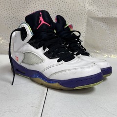 Air Jordan 5 Retro (GS) DB3024 100 Sz 6y White/Purple
