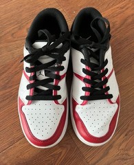 Nike youth Jordan Nu Retro 1 LowVarsity Red White Black (GS)